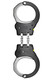 Hinge Ultra PLUS Handcuffs (Steel) - Black, 1 Pawl (Yellow -