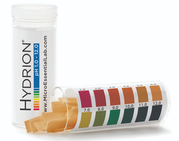 Hydrion Jumbo pH test Strips 112