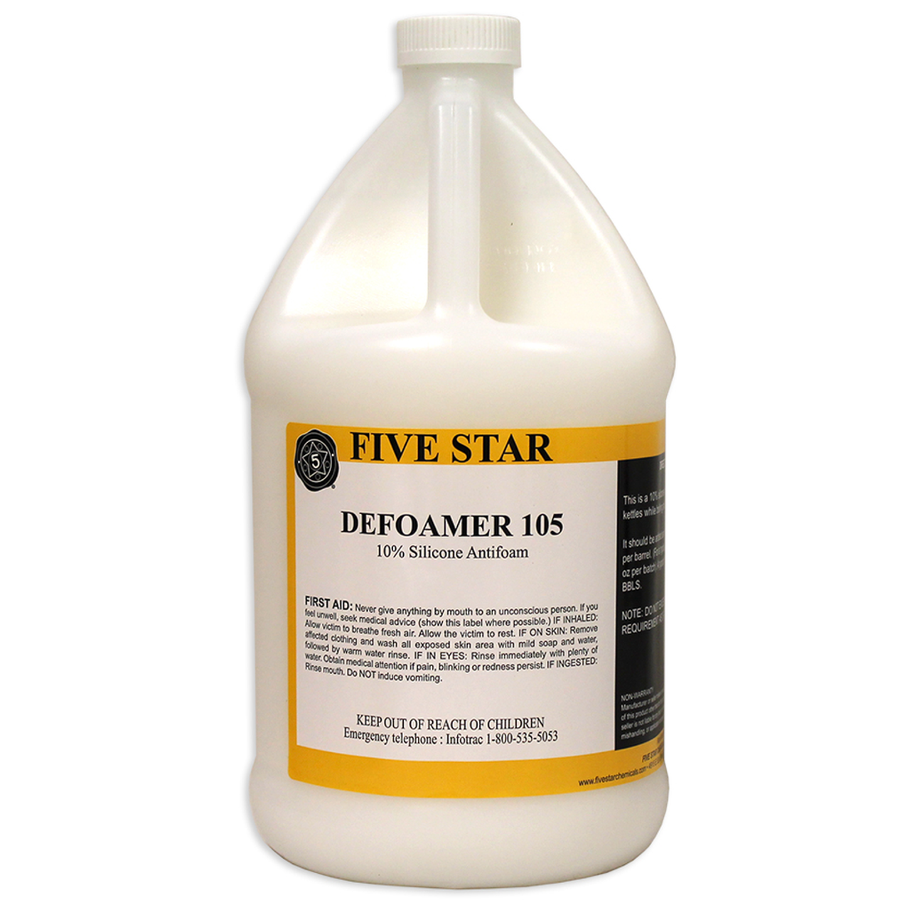 Defoamer / Antifoam (Food Grade Silicone Based Defoamer) - 5 Gallons