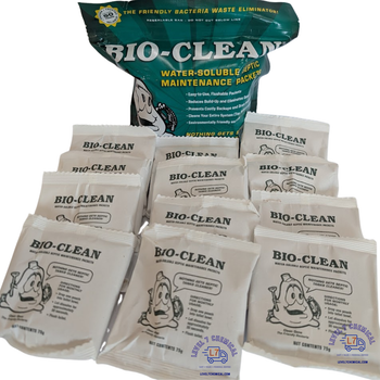 BioClean Septic Packets new design front with packets