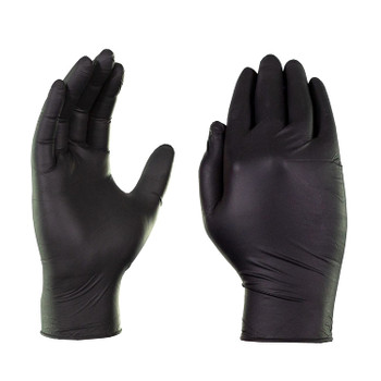 Black Nitrile 5mil Gloves