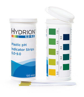 Hydrion Spectral 5.0 - 9.0 Plastic pH Strip