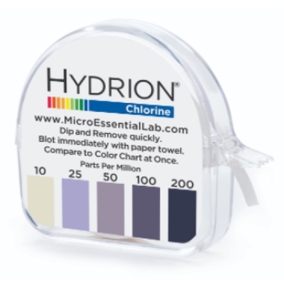 Hydrion Chlorine Test (CM-240) Paper