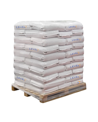 Pallet of sodium bisulfate food grade in Level 7 Chemical bags