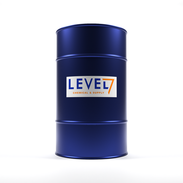 DI Water in blue 55 gallon drum