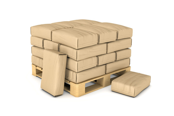 Bags of Monopotassium Phosphate FG on a pallet