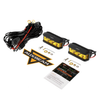 Amber LED Pod Lights with spot beam, perfect for foggy trails and overlanding