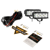 R5 Series 5-Inch LED Pod Lights mounted on Toyota 4Runner roof rack for off-road adventures