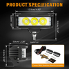 Waterproof and durable LED Pod Lights for Toyota 4Runner off-road lighting