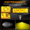 Versatile R5 Series LED Pod Lights mounted on a 4Runner bumper for trail lighting"