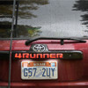 4th Gen Toyota 4Runner LED Liftgate Garnish Panel with Brake Light 2003-2009