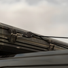 Rear hatch open on 4Runner with awning still deployed