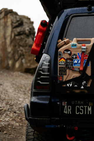Uinta Mountains 4Runner trail with overlanding gear