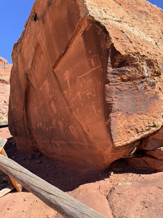 4Runner camping near Moab Utah with red rock views