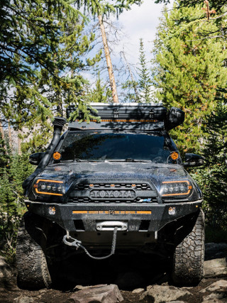 Toyota 4Runner mountain overlanding in Uinta Cache National Forest