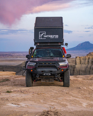 Capitol Reef Utah 4Runner camping and overland trail view