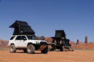 Valley of the Gods Utah overlanding campsite with 4Runner