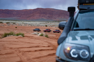Toyota 4Runner camping near Sand Hollow and Warner Valley Utah