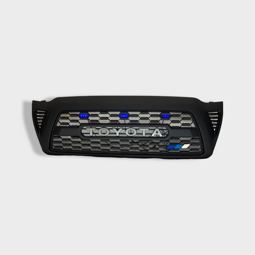 TRD style Grille Tacoma 05-11 Blue lights Blue Badge TRD style Grille Tacoma 05-11 Blue lights Blue Badge