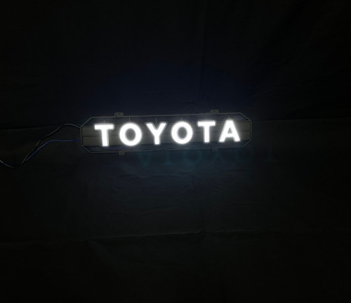White TRD Grille LED LOGO