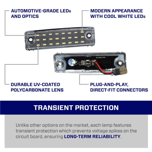 2003–2024 Toyota 4Runner LED license plate upgrade