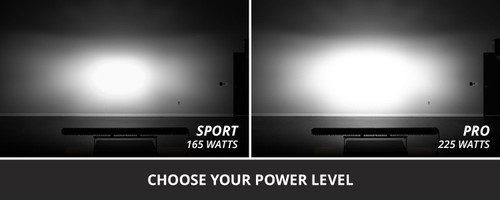 Close-up of SS40 40" white and amber dual color light bar for Toyota 4Runner roof rack Close-up of SS40 40" white and amber dual color light bar for Toyota 4Runner roof rack