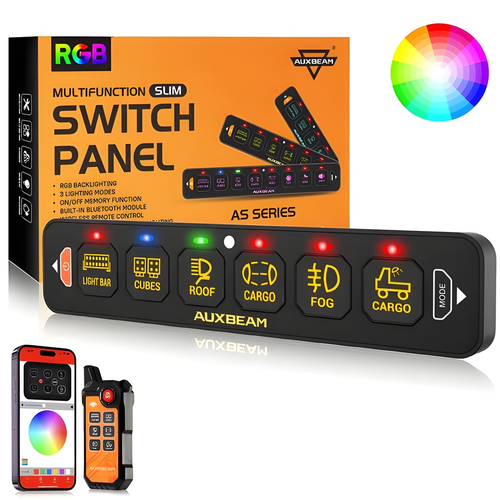 8 gang RGB switch panel for 4Runner accessories