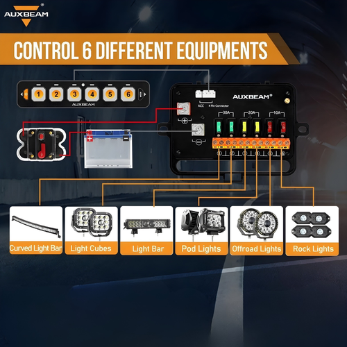 4Runner switch panel for lights and accessories