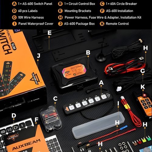 Auxbeam AS Series switch panel app control