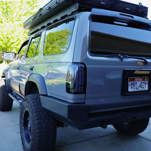 Rear corner view of Stark Series Tail Lights on a 3rd Gen 4Runner
