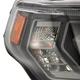 4Runner blackout LED projector headlights LUXX Alpha Black