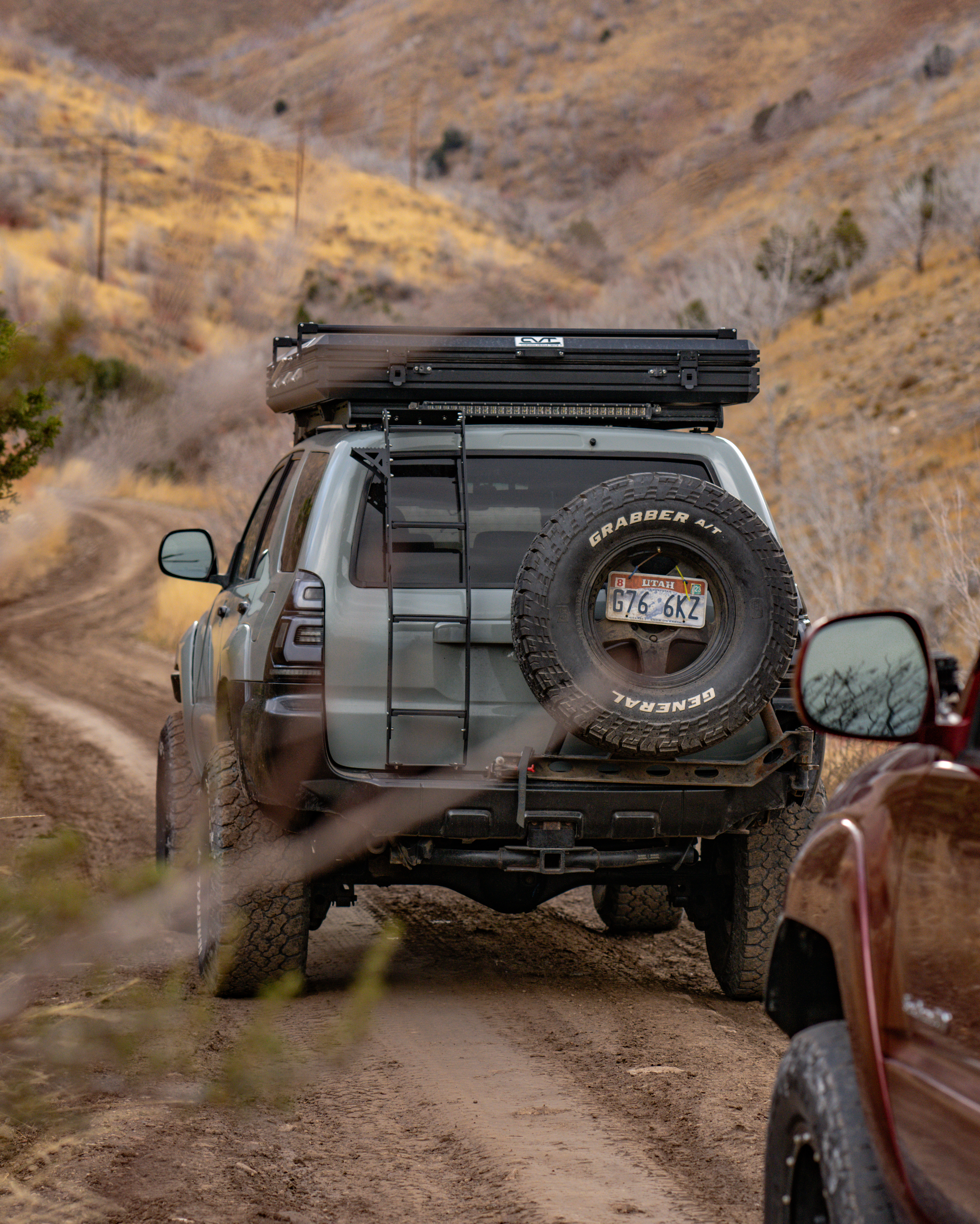 Off-road Toyota 4Runner build with aggressive stance featured in the 4R Customs social build gallery