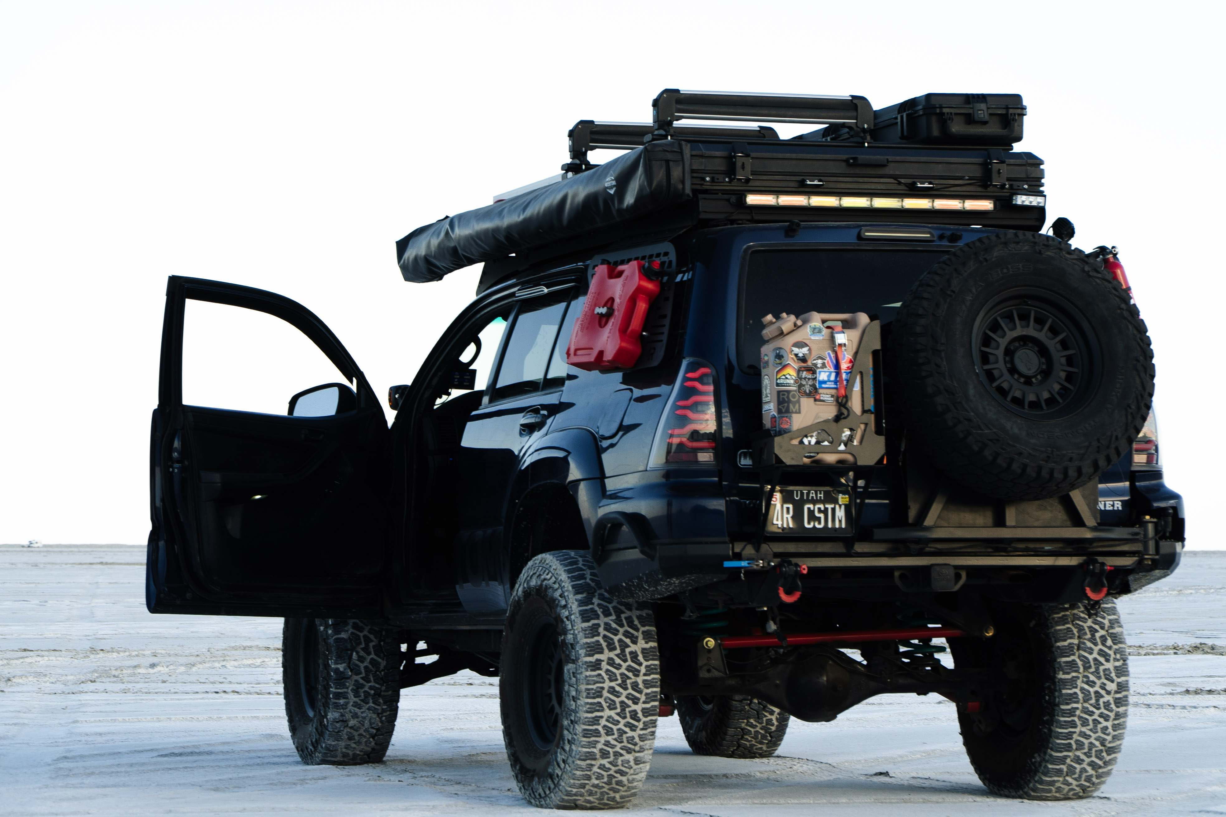 Built Toyota 4Runner shown in an outdoor location for a visual gallery layout