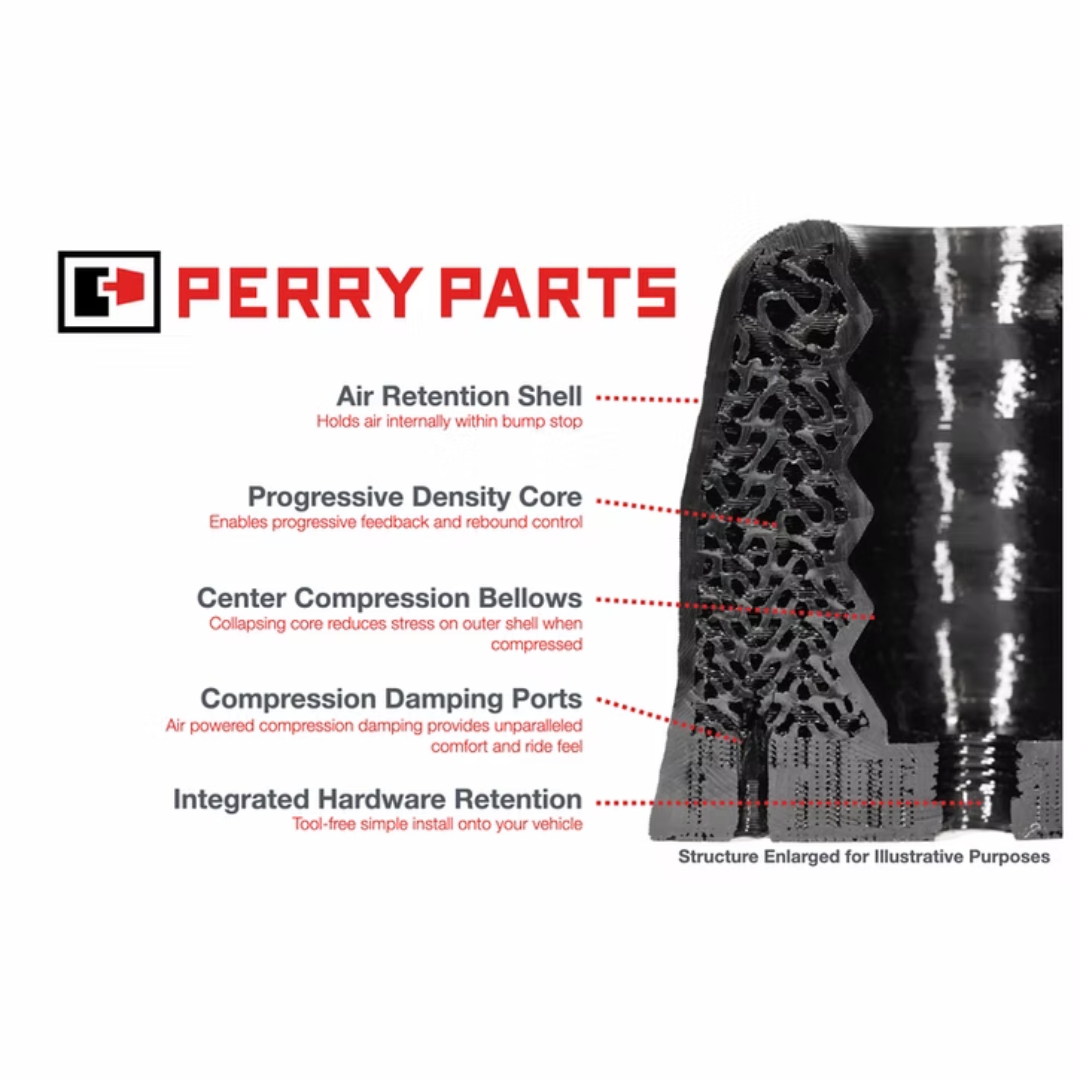 Perry Parts AB2F Front Bump Stops for 5th Gen Toyota 4Runner | Off-Road ...