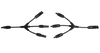 MC4 Wire Y Branch Connector 1 to 3