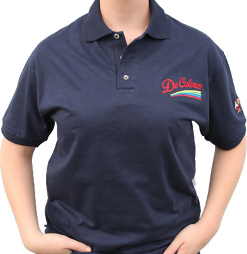 DeColores/Rainbow/Rooster Short Sleeve Henley Navy DeColores/Rainbow/Rooster Short Sleeve Henley Navy