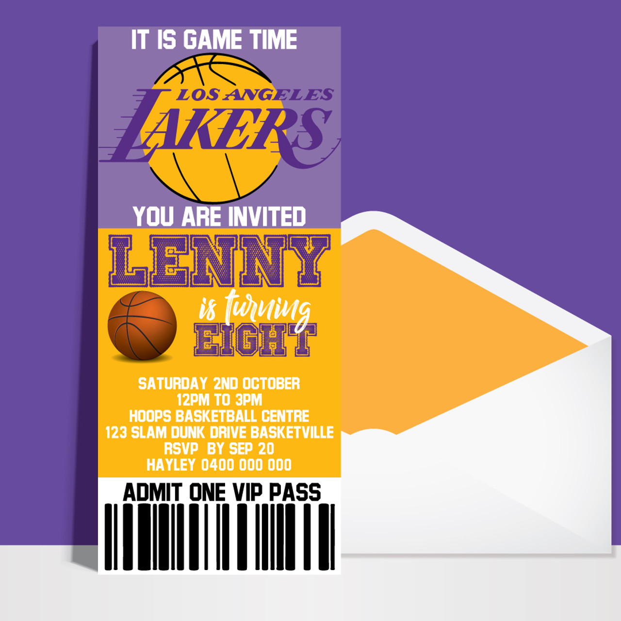 Los Angeles Lakers Game Ticket Gift Voucher Printable, 42 OFF