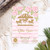 PERSONALISED BY US & EMAILED Carousel Floral Birthday Invitation Design 20224