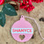 Gingham | Bauble With Cutout | Design 21177