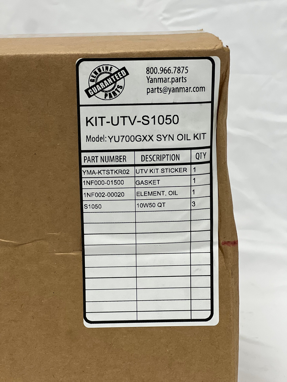Maintenance Kit for YU700GXX Bull & Longhorn Gas UTV with SYN Oil KIT-UTV-S1050