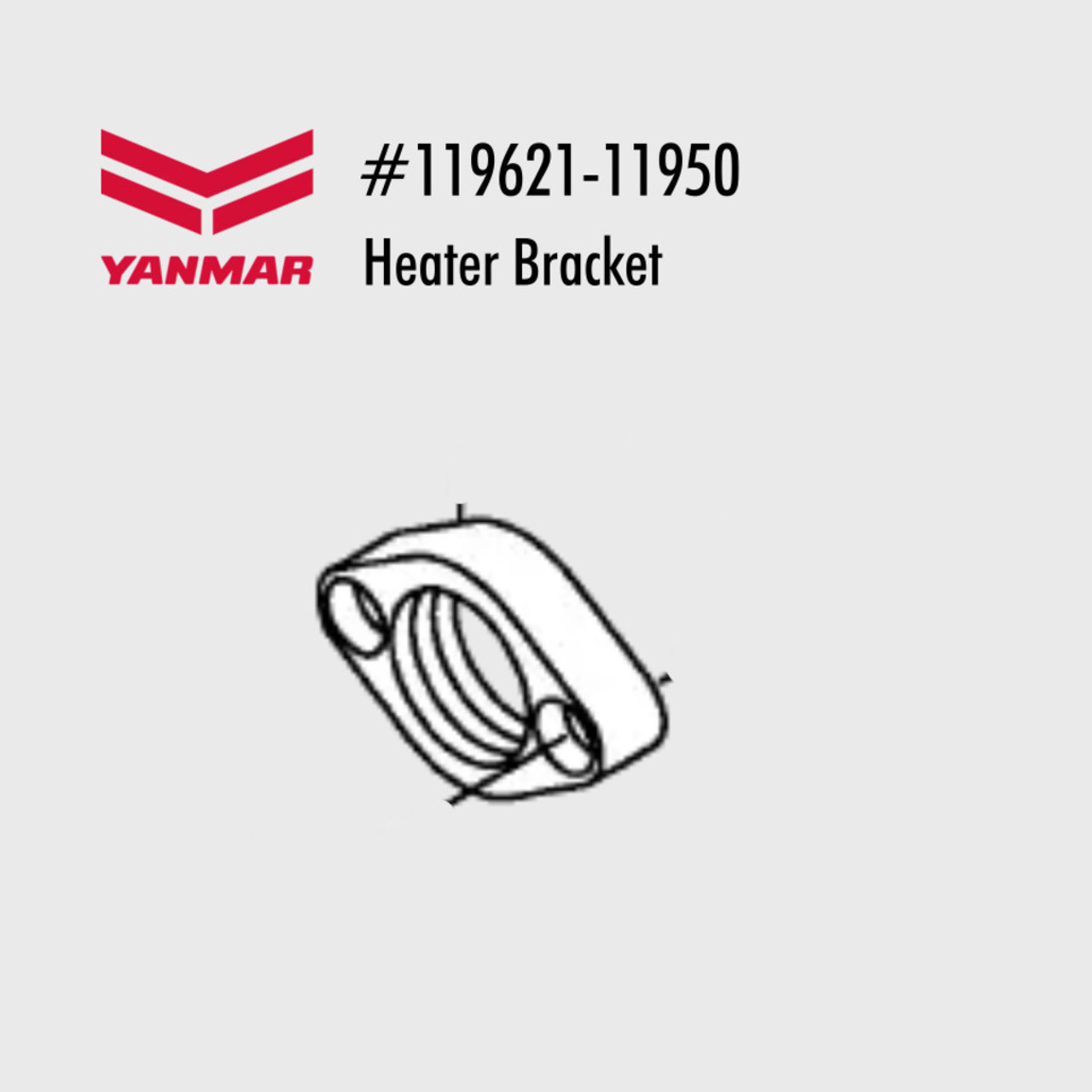 Heater Bracket 119621-11950