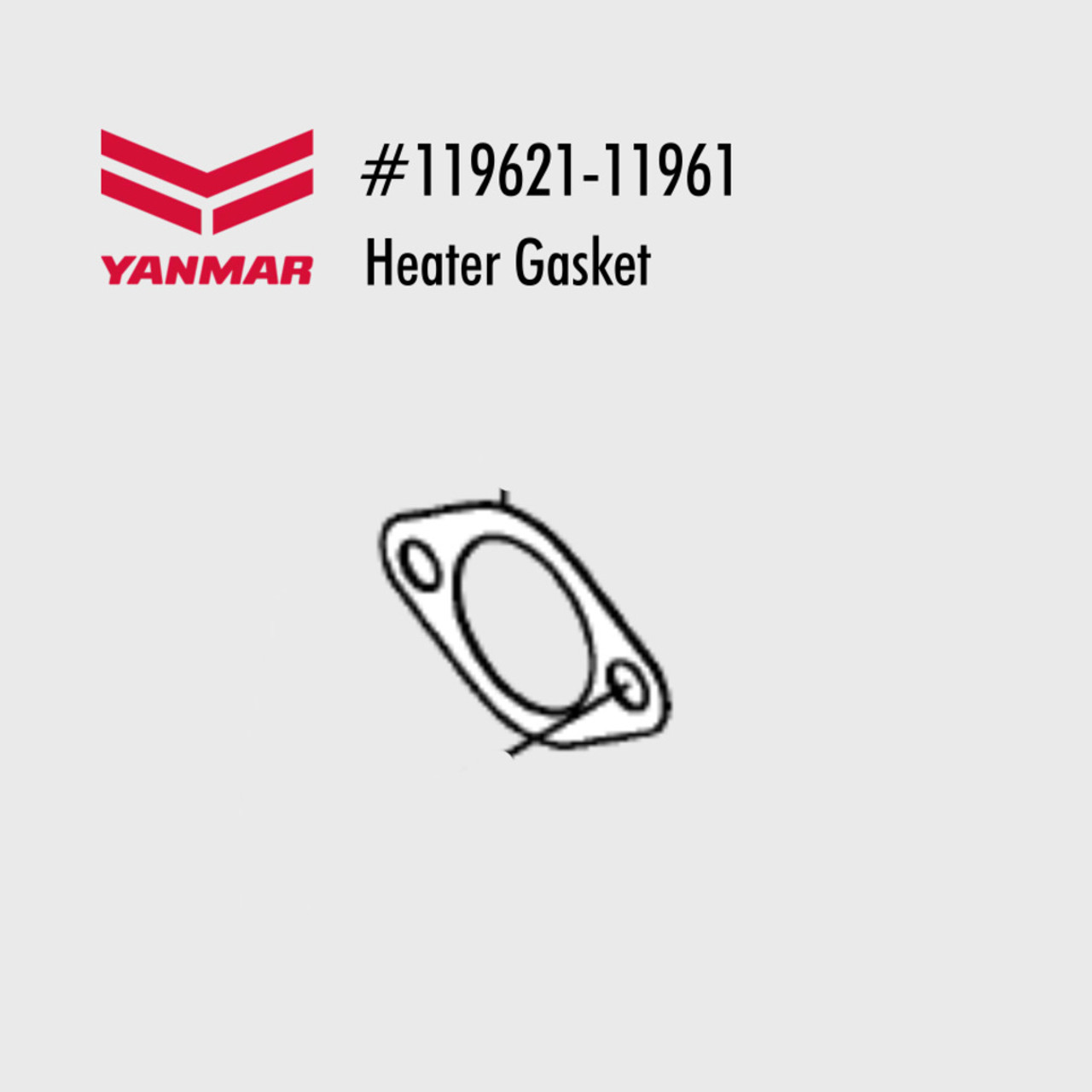 Heater Gasket 119621-11961 (YAN03601)