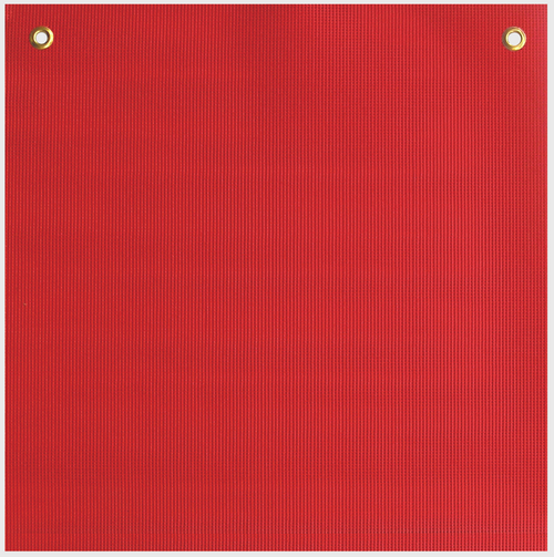 Ancra 18" x 18" Safety Flag, Red Mesh w/ Grommets 49893-12