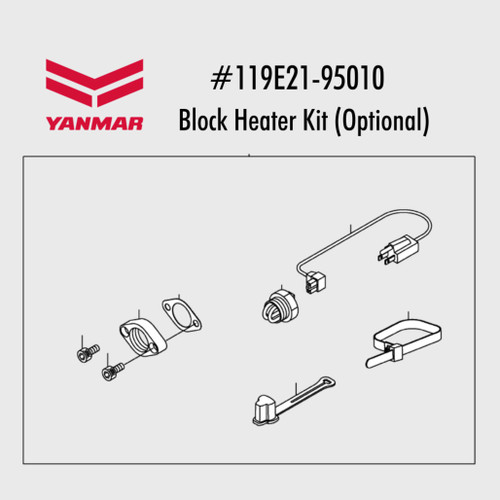 Block Heater Kit 119E21-95010