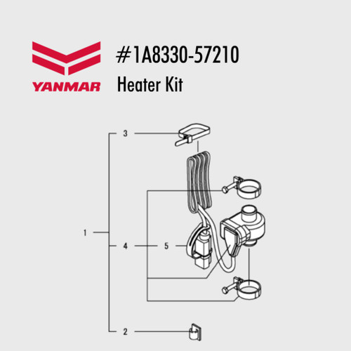 Heater Kit 1A8330-57210 (YAN21305)