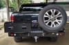 REAR BAR FORD RANGER PX 2011+ WITH SINGLE WHEEL CARRIER & DUAL JERRY CAN HOLDER (BW80-4140)
