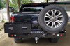 REAR BAR FORD RANGER PXII 2015+ WITH SINGLE WHEEL CARRIER & DUAL JERRY CAN HOLDER (BW80-4138)