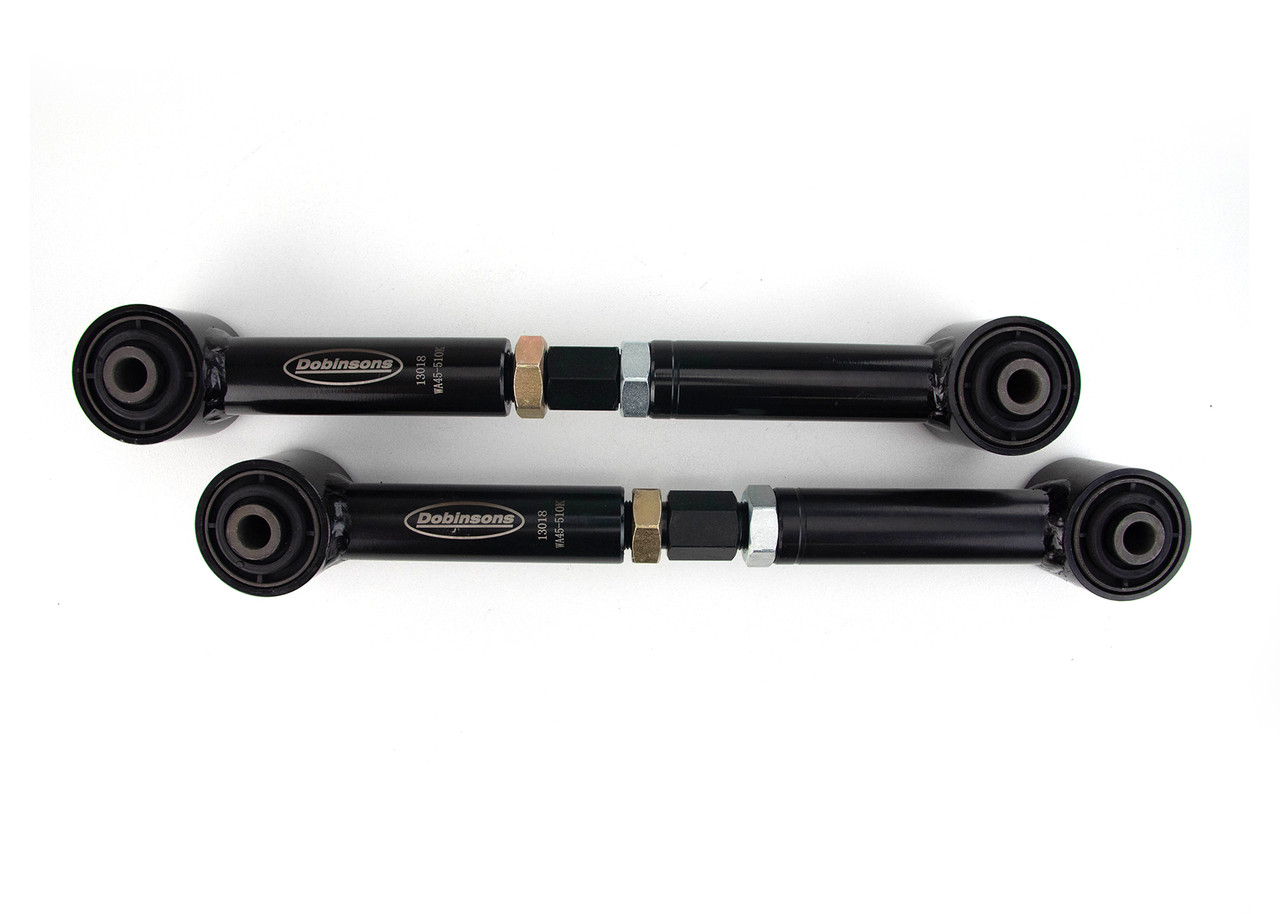 DOBINSONS REAR ADJUSTABLE TUBULAR STEEL SERIES UPPER TRAILING ARMS (PAIR) -  WA45-510K