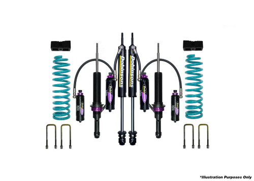 Dobinsons 1.5"-3.5" MRR 3-Way Adjustable Suspension lift kit and rear Quick Ride Kit for 2012 and Up Isuzu Dmax - DSSKITMRA711 - DSSKITMRA711