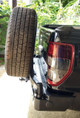 REAR BAR FORD RANGER PX 2011+ WITH SINGLE WHEEL CARRIER & DUAL JERRY CAN HOLDER (BW80-4140)